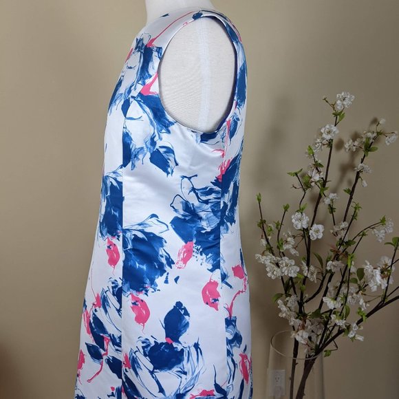 Cynthia Steffe Classic Summery Lined Dress with Zipper Size 10 - Picture 4 of 17